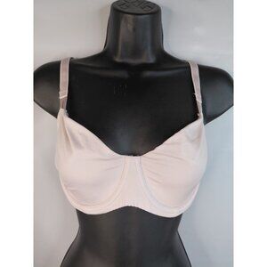 Victoria's Secret Light Pink Underwire Bra 38D Adjustable Straps Non-Padded
